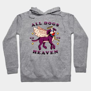 All dogs go to heaven, dogs fly to heaven on wings Hoodie